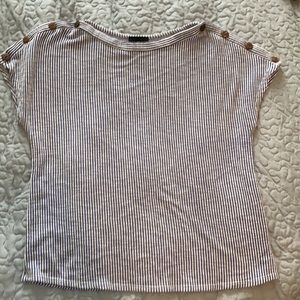 Light blue & White Striped Shirt